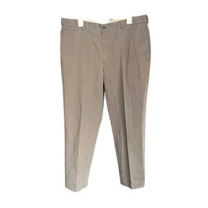 Brooks Brothers 346 Clark Advantage Chino Pants Mens 38x32 Khaki Tan Cotton